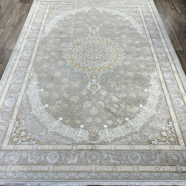 Иранский ковер Iran PLATINUM G373 (Бамбуковый шелк, серый)