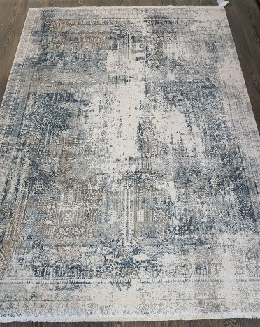 Ковер турецкий 648006 BANCO (Акрил - Хлопок, голубой)