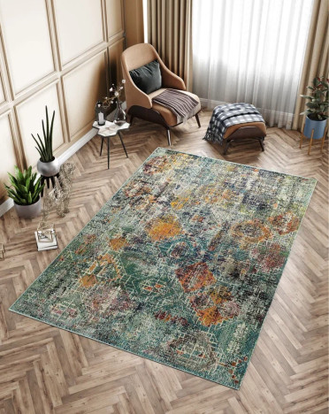 Ковер турецкий V914B CORSICA (Фризе, разноцветный)