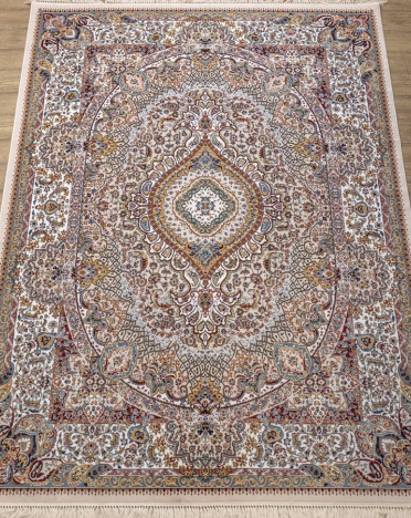 Ковер российский 29244-22822 Семеркант (PP Heatset Высокоплотный, бежевый, кремовый)