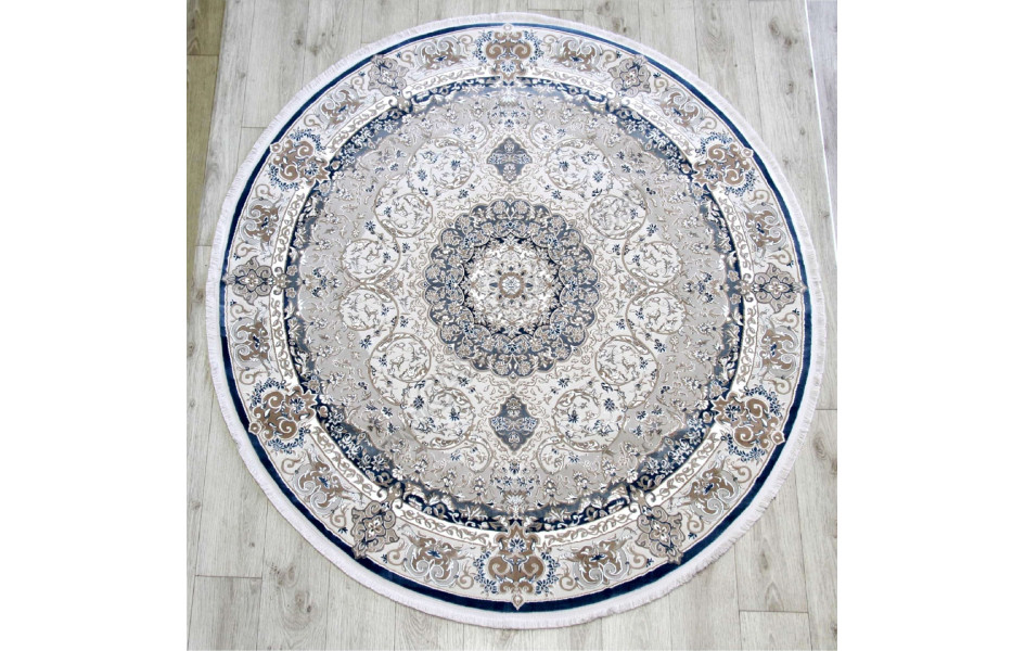 Ковер Avangard 36980X DAIRE BLUE / BLUE круг