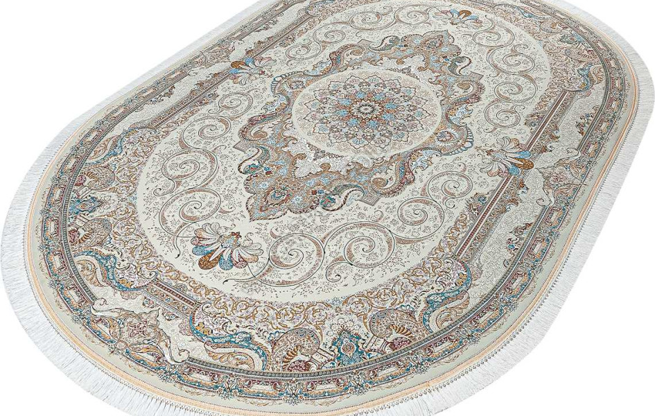 Ковер G144 OVAL CREAM Mashad 1500
