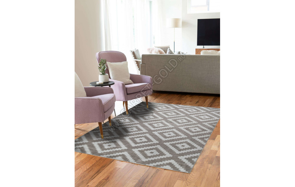 Серый ковер SILVER-AC14-LIGHT-GRAY-STAN