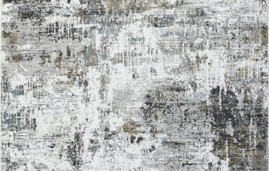 Ковер C269AJ - GREY / BLUE - Прямоугольник - коллекция LORENZO