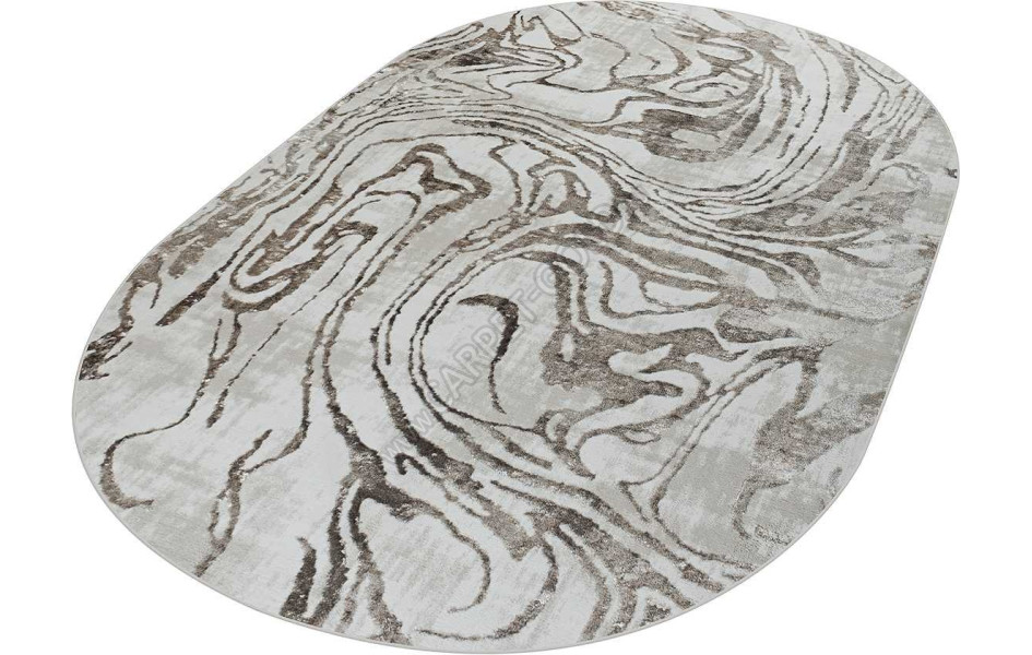 38893A OVAL BROWN FLS / BEIGE Olimpos
